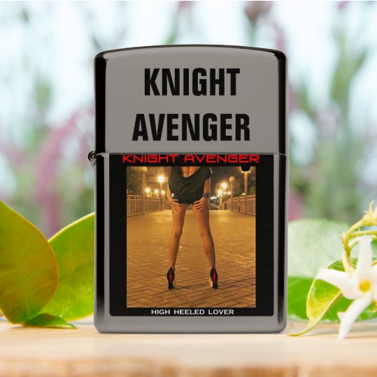 Knight Avenger High Heeled Lover Zippo Lighter - Image 3